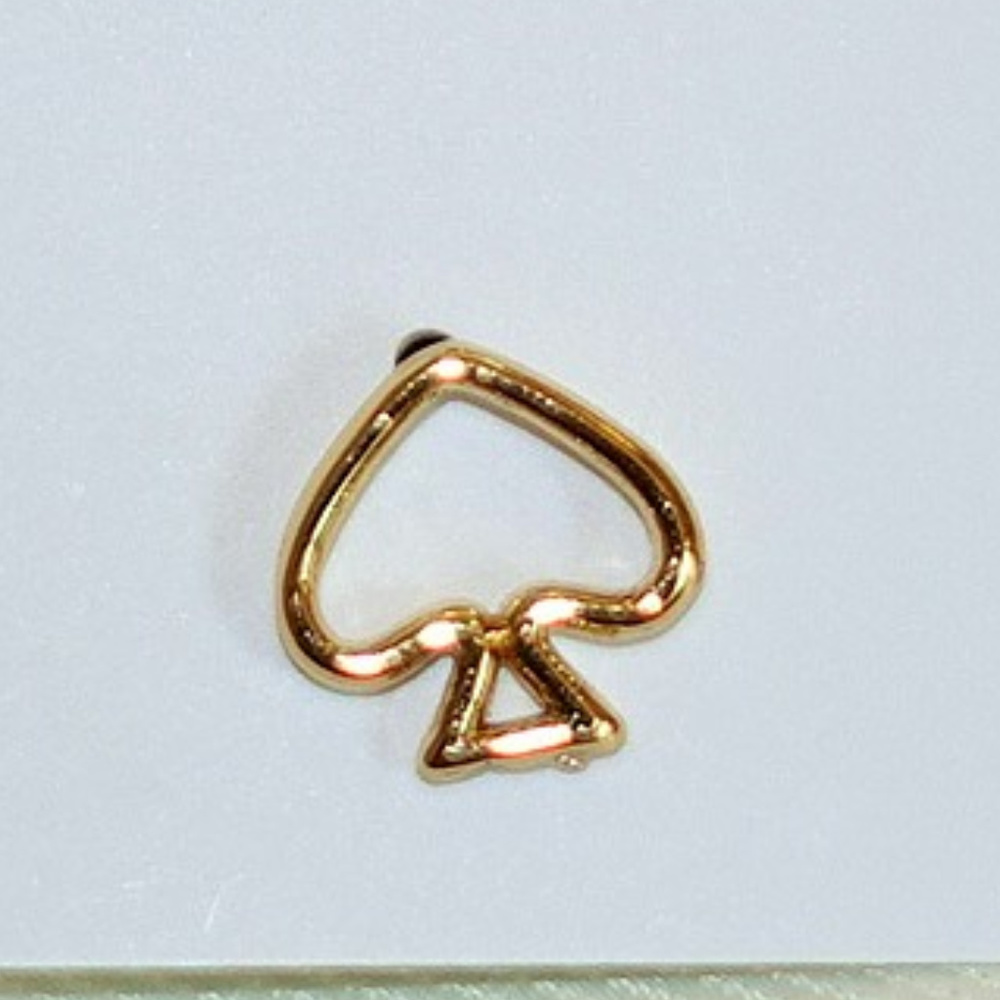 Kate Spade Gold Stud Earrings, Set of 3 - Picture 4 of 6